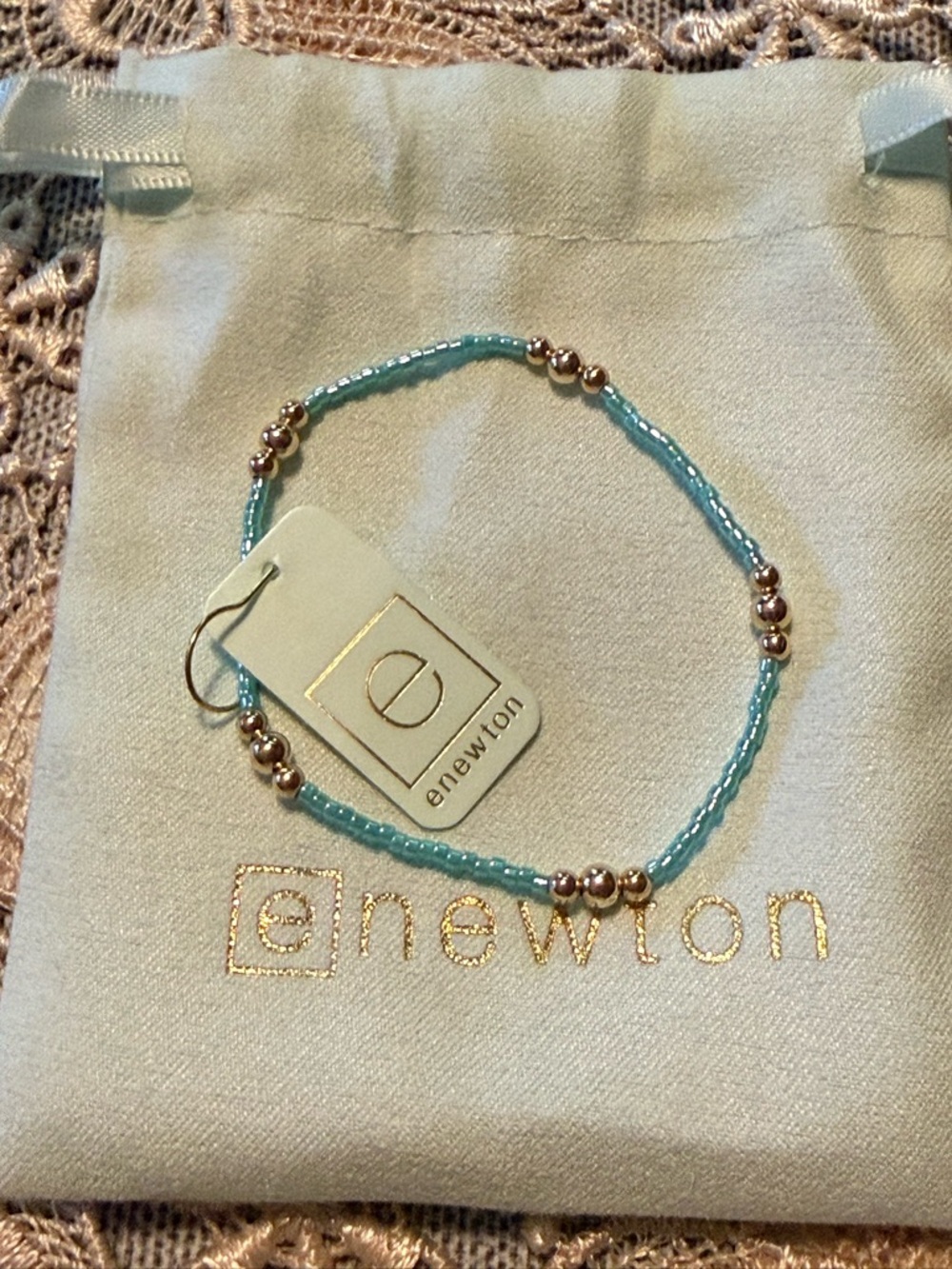 Enewton Purpose Gold Bracelet- Sea glass - Picture 3 of 5